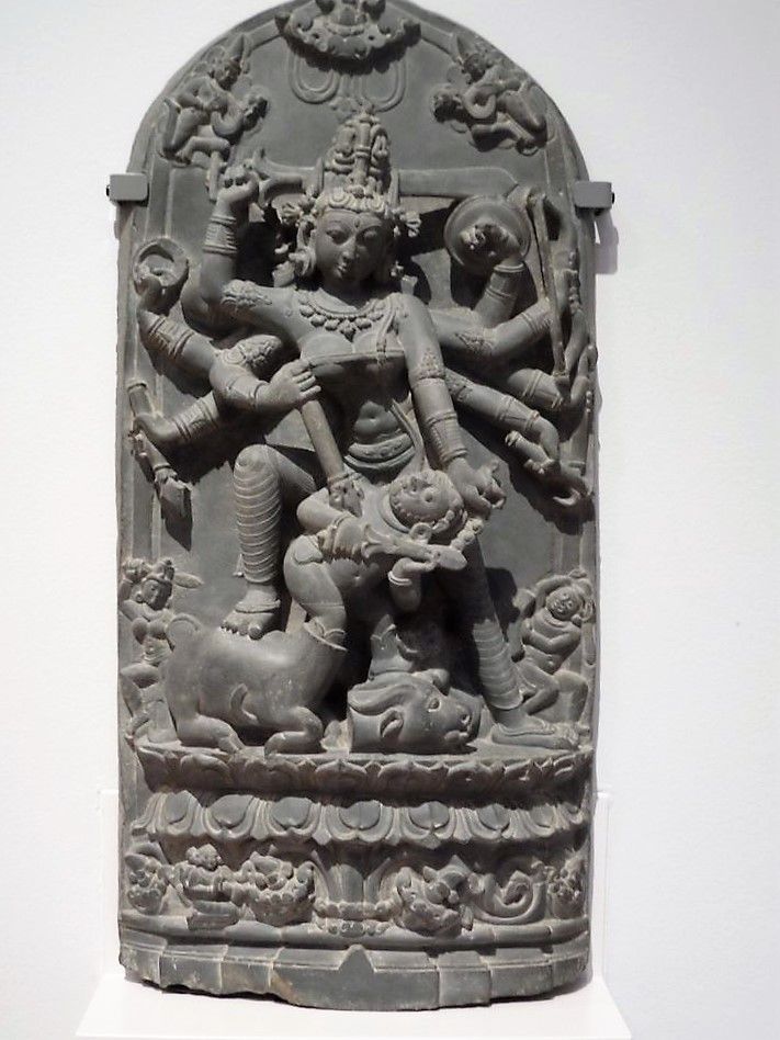 Durga, Pala art from east India